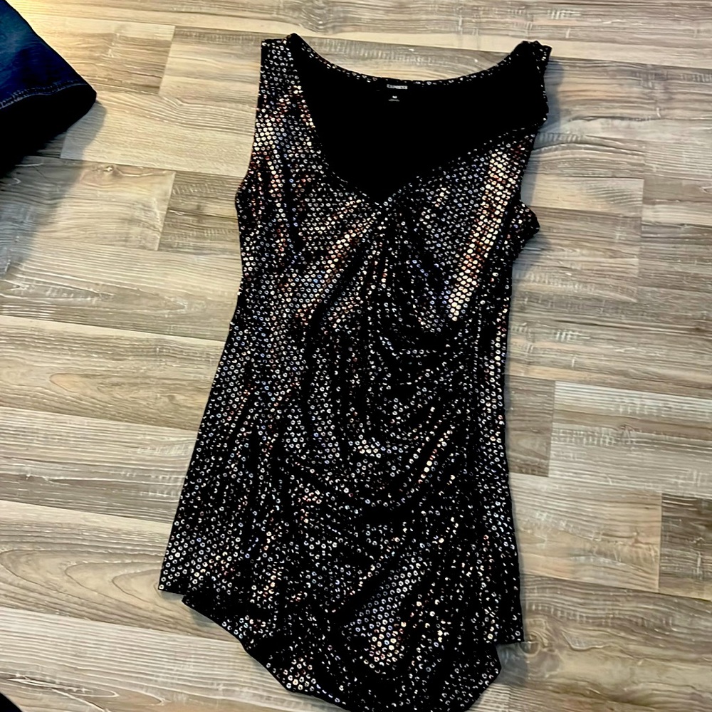 Sequin tank top
